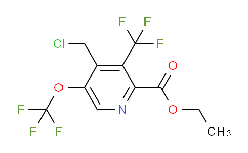 AM143027 | 1804662-03-0 | Ethyl 4-(chloromethyl)-5-(trifluoromethoxy)-3-(trifluoromethyl)pyridine-2-carboxylate