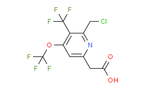 AM143029 | 1805311-53-8 | 2-(Chloromethyl)-4-(trifluoromethoxy)-3-(trifluoromethyl)pyridine-6-acetic acid