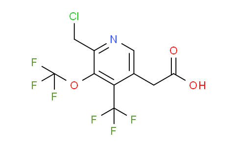 AM143030 | 1805310-21-7 | 2-(Chloromethyl)-3-(trifluoromethoxy)-4-(trifluoromethyl)pyridine-5-acetic acid