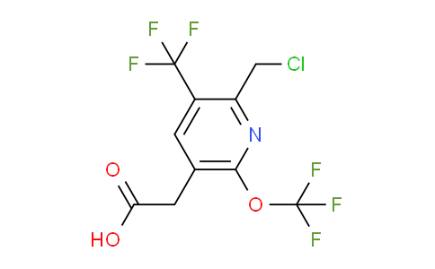 AM143038 | 1805152-54-8 | 2-(Chloromethyl)-6-(trifluoromethoxy)-3-(trifluoromethyl)pyridine-5-acetic acid