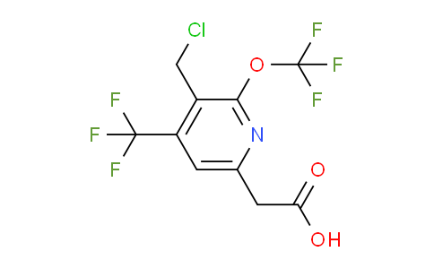 AM143041 | 1805949-58-9 | 3-(Chloromethyl)-2-(trifluoromethoxy)-4-(trifluoromethyl)pyridine-6-acetic acid