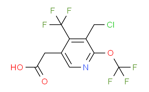 AM143047 | 1805311-76-5 | 3-(Chloromethyl)-2-(trifluoromethoxy)-4-(trifluoromethyl)pyridine-5-acetic acid
