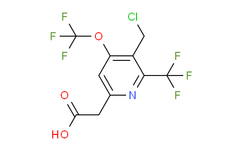 AM143049 | 1804662-10-9 | 3-(Chloromethyl)-4-(trifluoromethoxy)-2-(trifluoromethyl)pyridine-6-acetic acid