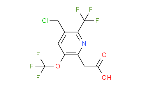 AM143055 | 1804906-55-5 | 3-(Chloromethyl)-5-(trifluoromethoxy)-2-(trifluoromethyl)pyridine-6-acetic acid