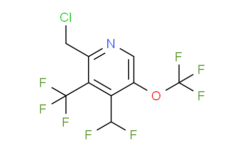 2-(Chloromethyl)-4-(difluoromethyl)-5-(trifluoromethoxy)-3-(trifluoromethyl)pyridine