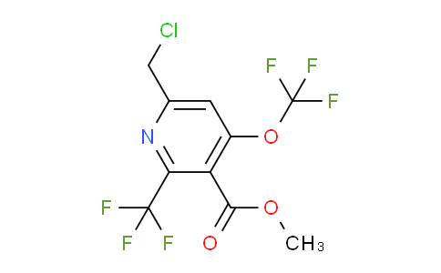 AM143066 | 1805308-32-0 | Methyl 6-(chloromethyl)-4-(trifluoromethoxy)-2-(trifluoromethyl)pyridine-3-carboxylate