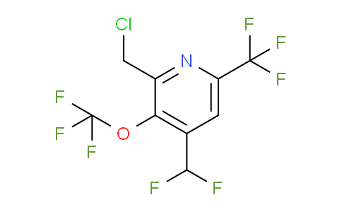 2-(Chloromethyl)-4-(difluoromethyl)-3-(trifluoromethoxy)-6-(trifluoromethyl)pyridine