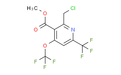 Methyl 2-(chloromethyl)-4-(trifluoromethoxy)-6-(trifluoromethyl)pyridine-3-carboxylate