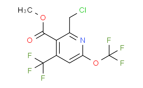 Methyl 2-(chloromethyl)-6-(trifluoromethoxy)-4-(trifluoromethyl)pyridine-3-carboxylate