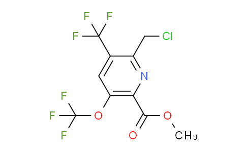 Methyl 2-(chloromethyl)-5-(trifluoromethoxy)-3-(trifluoromethyl)pyridine-6-carboxylate