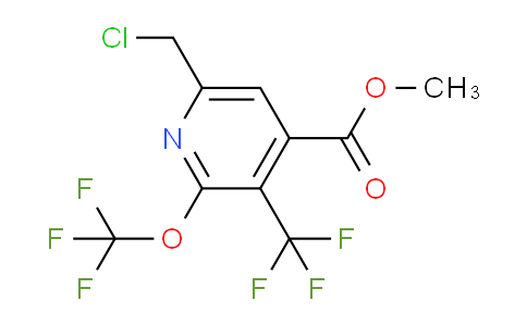 Methyl 6-(chloromethyl)-2-(trifluoromethoxy)-3-(trifluoromethyl)pyridine-4-carboxylate