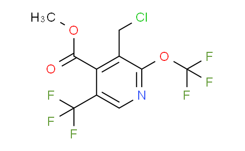 Methyl 3-(chloromethyl)-2-(trifluoromethoxy)-5-(trifluoromethyl)pyridine-4-carboxylate