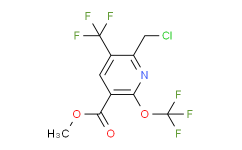 AM143083 | 1806785-88-5 | Methyl 2-(chloromethyl)-6-(trifluoromethoxy)-3-(trifluoromethyl)pyridine-5-carboxylate