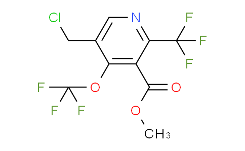AM143088 | 1805031-45-1 | Methyl 5-(chloromethyl)-4-(trifluoromethoxy)-2-(trifluoromethyl)pyridine-3-carboxylate