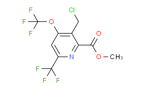 AM143093 | 1806785-92-1 | Methyl 3-(chloromethyl)-4-(trifluoromethoxy)-6-(trifluoromethyl)pyridine-2-carboxylate