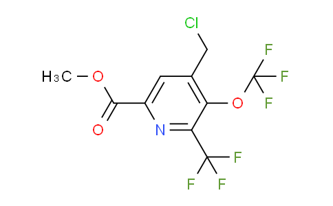 AM143102 | 1805180-98-6 | Methyl 4-(chloromethyl)-3-(trifluoromethoxy)-2-(trifluoromethyl)pyridine-6-carboxylate