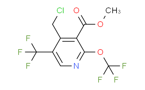 AM143104 | 1805180-95-3 | Methyl 4-(chloromethyl)-2-(trifluoromethoxy)-5-(trifluoromethyl)pyridine-3-carboxylate