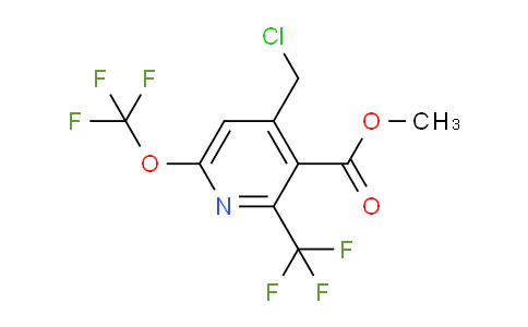 AM143106 | 1805239-21-7 | Methyl 4-(chloromethyl)-6-(trifluoromethoxy)-2-(trifluoromethyl)pyridine-3-carboxylate