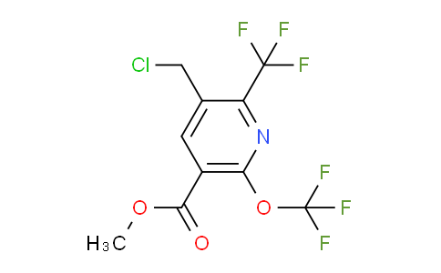 AM143109 | 1805311-54-9 | Methyl 3-(chloromethyl)-6-(trifluoromethoxy)-2-(trifluoromethyl)pyridine-5-carboxylate