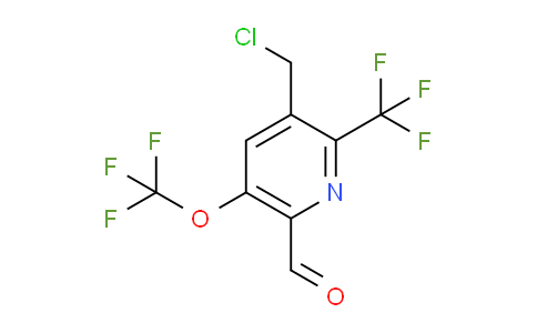 AM143111 | 1805245-79-7 | 3-(Chloromethyl)-5-(trifluoromethoxy)-2-(trifluoromethyl)pyridine-6-carboxaldehyde