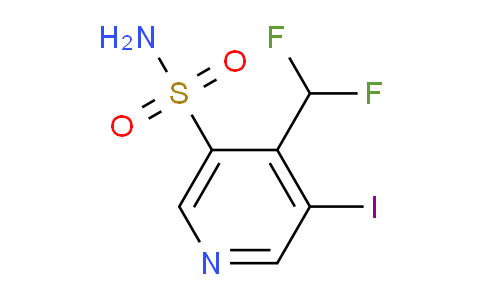 4-(Difluoromethyl)-3-iodopyridine-5-sulfonamide