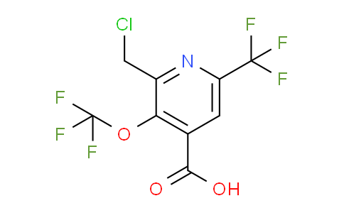 2-(Chloromethyl)-3-(trifluoromethoxy)-6-(trifluoromethyl)pyridine-4-carboxylic acid