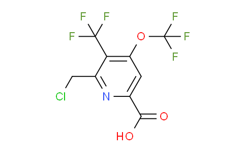 2-(Chloromethyl)-4-(trifluoromethoxy)-3-(trifluoromethyl)pyridine-6-carboxylic acid