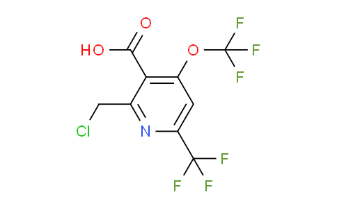 AM143122 | 1805948-41-7 | 2-(Chloromethyl)-4-(trifluoromethoxy)-6-(trifluoromethyl)pyridine-3-carboxylic acid