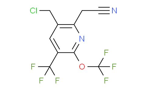 AM143132 | 1805310-94-4 | 5-(Chloromethyl)-2-(trifluoromethoxy)-3-(trifluoromethyl)pyridine-6-acetonitrile