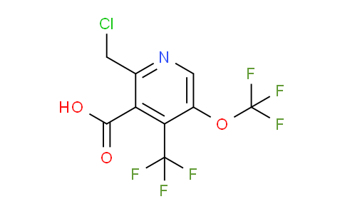 2-(Chloromethyl)-5-(trifluoromethoxy)-4-(trifluoromethyl)pyridine-3-carboxylic acid