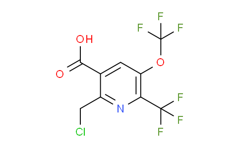 2-(Chloromethyl)-5-(trifluoromethoxy)-6-(trifluoromethyl)pyridine-3-carboxylic acid