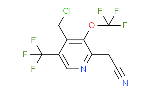 AM143141 | 1804680-35-0 | 4-(Chloromethyl)-3-(trifluoromethoxy)-5-(trifluoromethyl)pyridine-2-acetonitrile