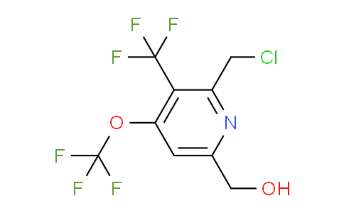 2-(Chloromethyl)-4-(trifluoromethoxy)-3-(trifluoromethyl)pyridine-6-methanol