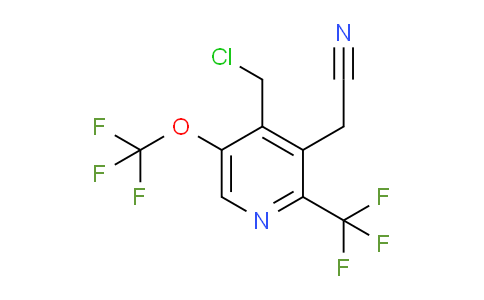 AM143145 | 1805184-87-5 | 4-(Chloromethyl)-5-(trifluoromethoxy)-2-(trifluoromethyl)pyridine-3-acetonitrile