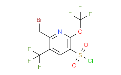 2-(Bromomethyl)-6-(trifluoromethoxy)-3-(trifluoromethyl)pyridine-5-sulfonyl chloride