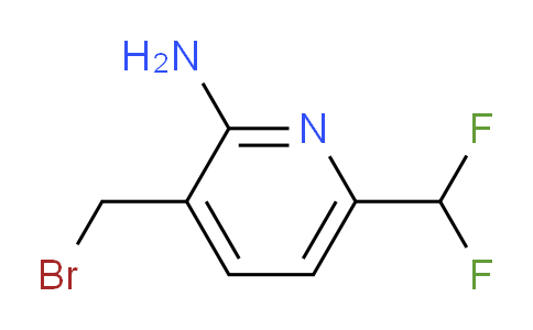 2-Amino-3-(bromomethyl)-6-(difluoromethyl)pyridine