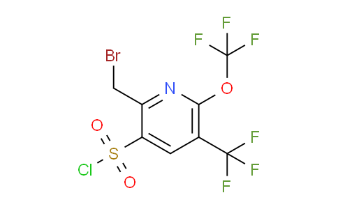 2-(Bromomethyl)-6-(trifluoromethoxy)-5-(trifluoromethyl)pyridine-3-sulfonyl chloride