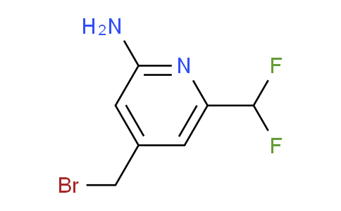 2-Amino-4-(bromomethyl)-6-(difluoromethyl)pyridine