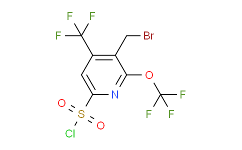 3-(Bromomethyl)-2-(trifluoromethoxy)-4-(trifluoromethyl)pyridine-6-sulfonyl chloride