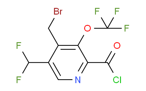 AM143196 | 1805282-76-1 | 4-(Bromomethyl)-5-(difluoromethyl)-3-(trifluoromethoxy)pyridine-2-carbonyl chloride