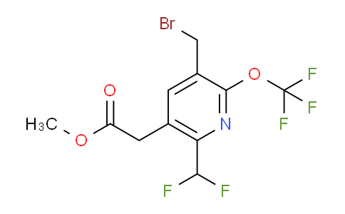 AM143202 | 1805228-93-6 | Methyl 3-(bromomethyl)-6-(difluoromethyl)-2-(trifluoromethoxy)pyridine-5-acetate
