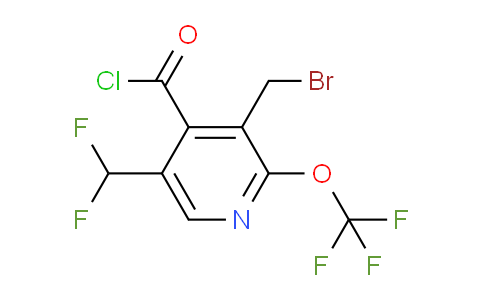 AM143208 | 1804627-34-6 | 3-(Bromomethyl)-5-(difluoromethyl)-2-(trifluoromethoxy)pyridine-4-carbonyl chloride