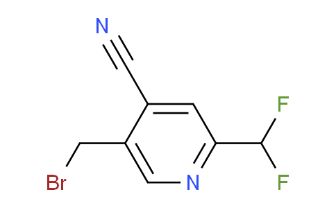5-(Bromomethyl)-4-cyano-2-(difluoromethyl)pyridine