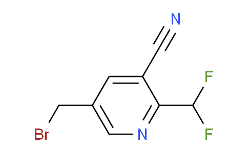 5-(Bromomethyl)-3-cyano-2-(difluoromethyl)pyridine