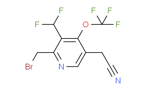 AM143229 | 1805178-32-8 | 2-(Bromomethyl)-3-(difluoromethyl)-4-(trifluoromethoxy)pyridine-5-acetonitrile