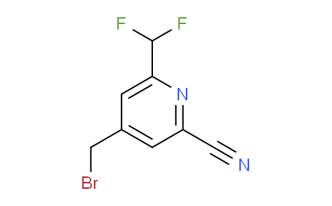 AM143230 | 1805302-85-5 | 4-(Bromomethyl)-2-cyano-6-(difluoromethyl)pyridine