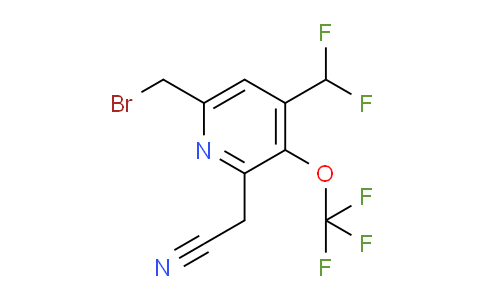 AM143235 | 1806776-94-2 | 6-(Bromomethyl)-4-(difluoromethyl)-3-(trifluoromethoxy)pyridine-2-acetonitrile