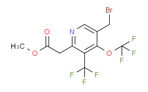 AM143237 | 1804691-18-6 | Methyl 5-(bromomethyl)-4-(trifluoromethoxy)-3-(trifluoromethyl)pyridine-2-acetate
