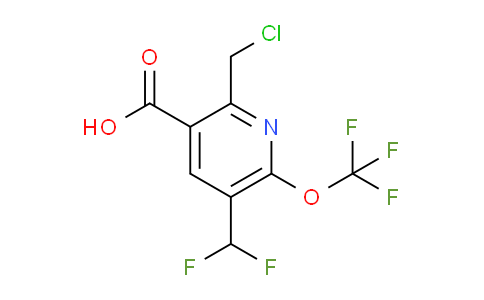 AM143239 | 1805282-43-2 | 2-(Chloromethyl)-5-(difluoromethyl)-6-(trifluoromethoxy)pyridine-3-carboxylic acid