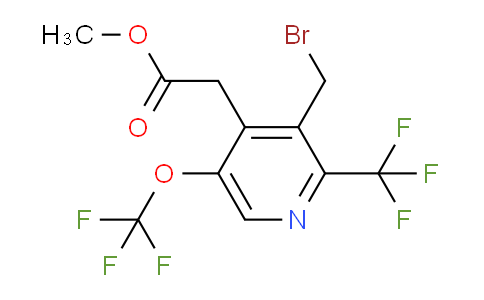 AM143241 | 1806763-44-9 | Methyl 3-(bromomethyl)-5-(trifluoromethoxy)-2-(trifluoromethyl)pyridine-4-acetate
